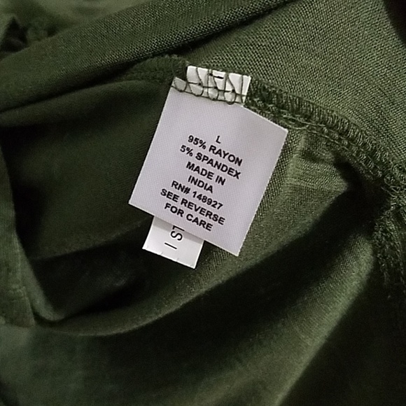 Olive Green T-Shirt - Picture 4 of 4